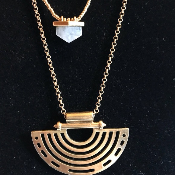 ⭐️BOGO FREE⭐️ NWT LUCKY $39 Antique Gold w/semi precious accents - Picture 6 of 7